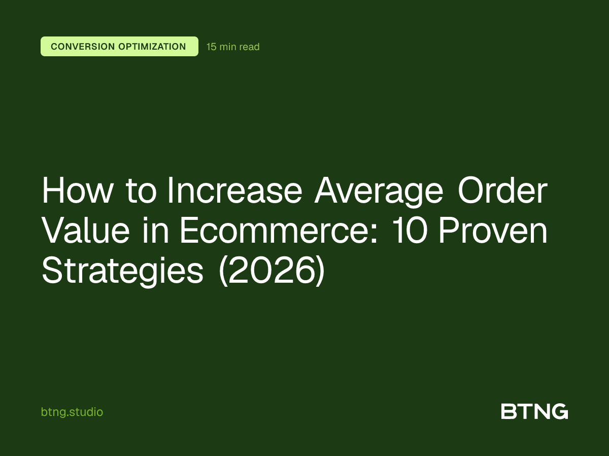 How to Increase Average Order Value in Ecommerce: 10 Proven Strategies (2026)