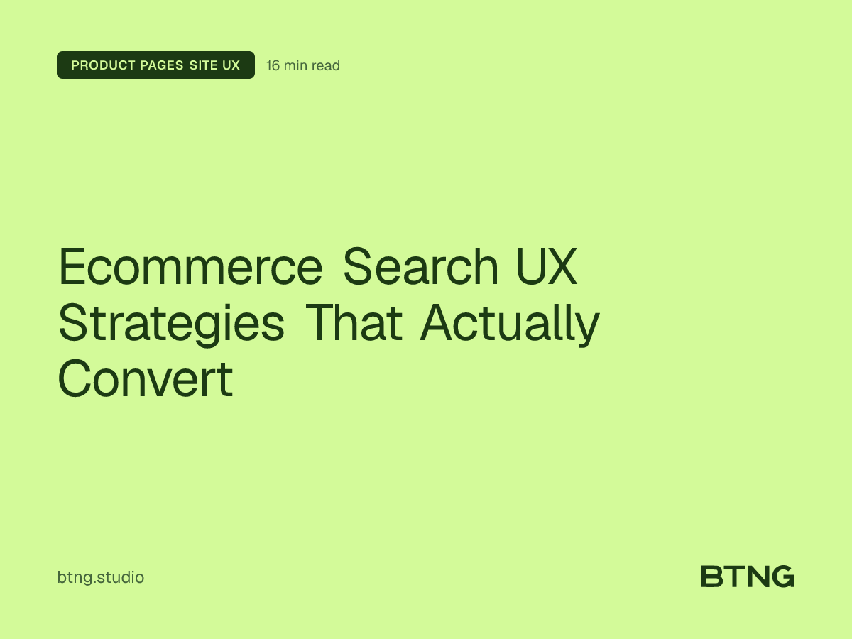 Ecommerce Search UX Strategies That Actually Convert