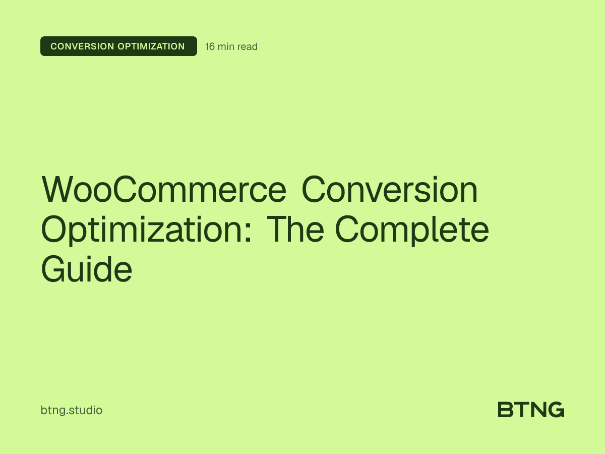 WooCommerce Conversion Optimization: The Complete Guide
