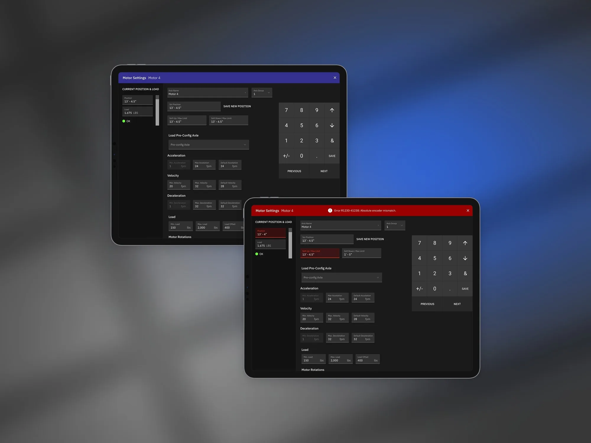 Stage Automation App: Dark Mode Material Design - Image 1