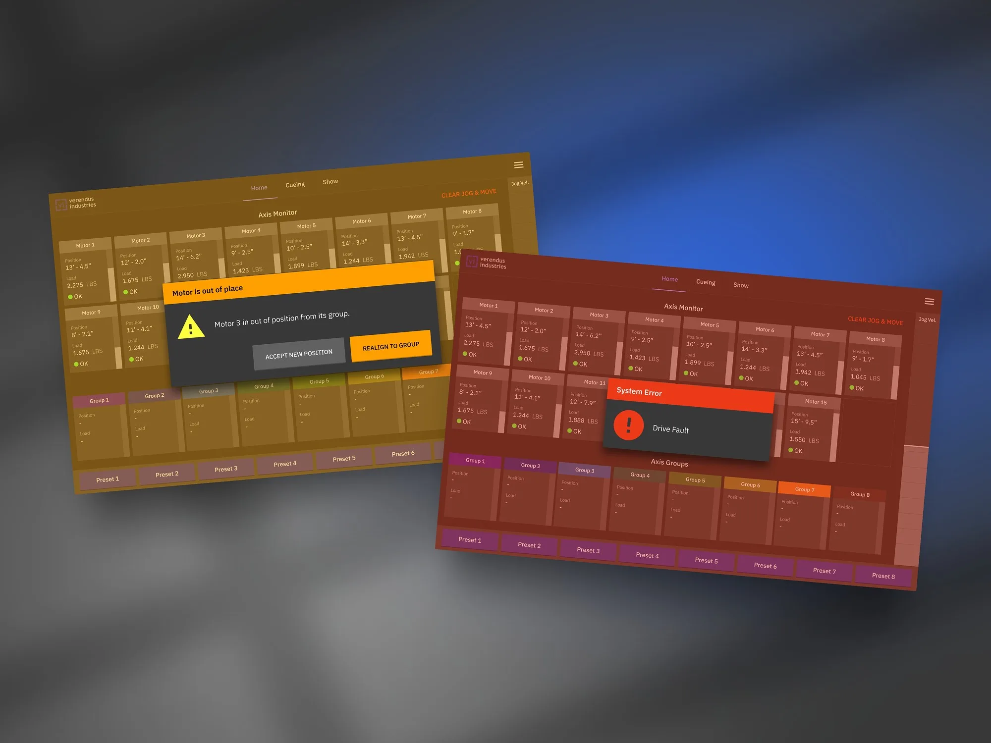 Stage Automation App: Dark Mode Material Design - Image 4