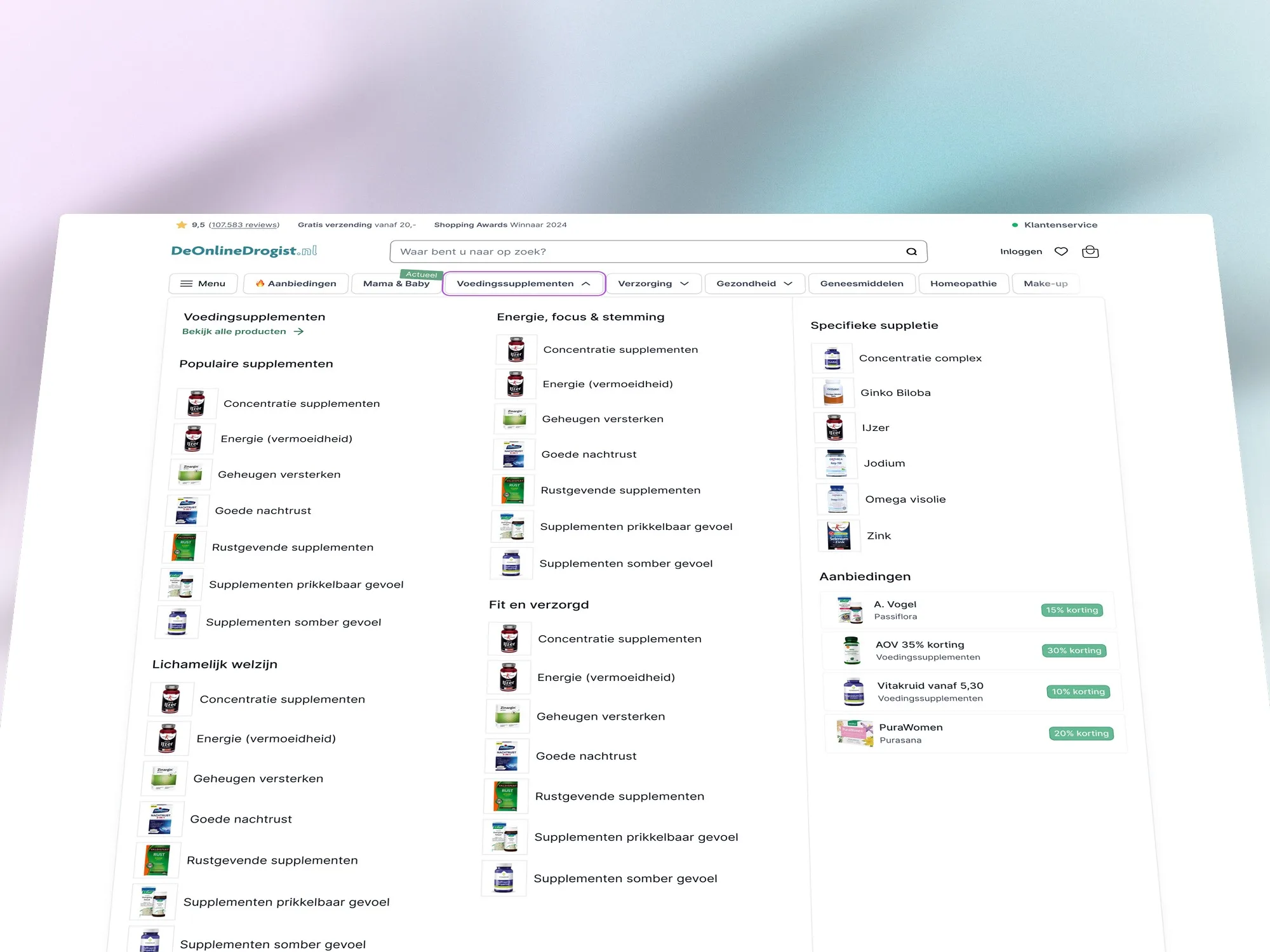 Spring cleaning De Online Drogist backed by Research - Image 1